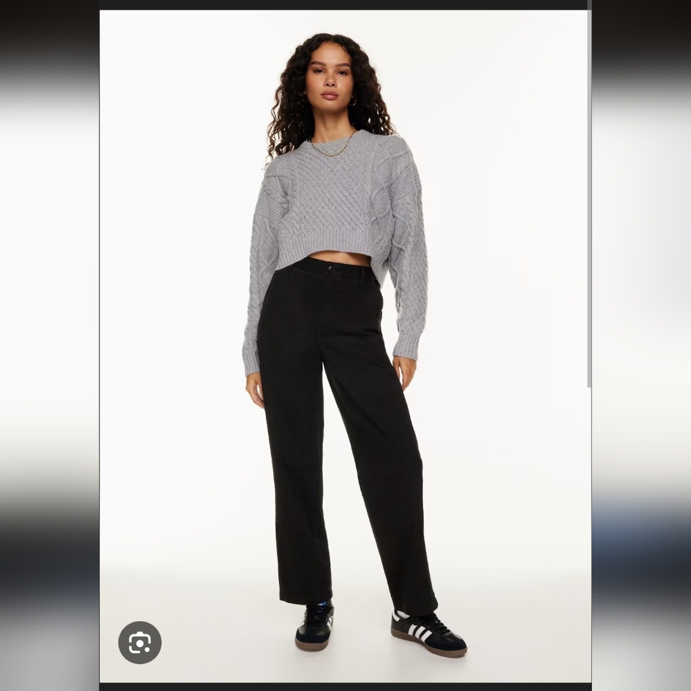 Aritzia Sunday Best Jaden Navy Corduroy Pants